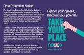 Data Protection Notice Explore your options, Discover your ...