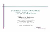 Purchase Price Allocation (“PPA”)Valuations