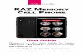 RAZ Memory Cell Phone