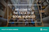 WELCOME TO THE FACULTY OF SOCIAL SCIENCES