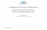 Ground Transportation Rules and Regulations