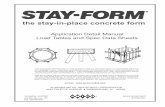Stay Form Installation Instructions - BuildSite