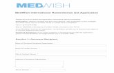 MedWish International Humanitarian Aid Application