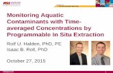 Monitoring Aquatic Contaminants with Time- averaged ...