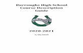 Burroughs High School Course Description Guide