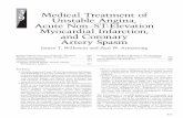 3 Medical Treatment of Unstable Angina, Acute Non–ST ...