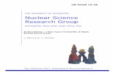 THE UNIVERSITY OF ROCHESTER Nuclear Science Research Group