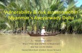 Vulnerability & risk assessment in Myanmar’s Ayeyarwady Delta