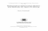 Mathematical Optimization Models and Methods for Open-Pit ...