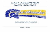 EAST ASCENSION HIGH SCHOOL - apsb.org