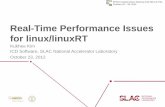 Real-Time Performance Issues for linux/linuxRT