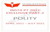 INSTA PT 2021 EXCLUSIVE part-2(polity)