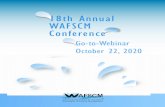 18th Annual WAFSCM Conference