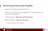 Receiving & Accounts Payable - training.iu.edu