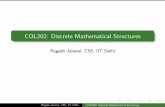 COL202: Discrete Mathematical Structures
