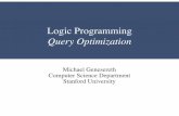 Logic Programming Query Optimization