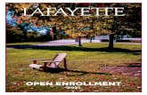 OPEN ENROLLMENT - Lafayette College