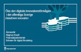 Öka den digitala innovationsförmågan i det offentliga Sverige