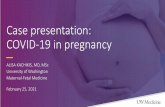 Case presentation: COVID-19 in pregnancy