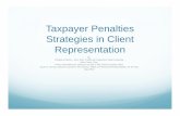 Taxpayer Penalties Strategies in Client Representation