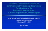 Effect of Government Actions on Environmental Technology ...