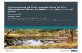 Assessment of fish populations in the Moorabool River to ...