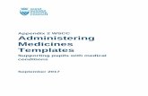 Appendix 2 WSCC Administering Medicines Templates