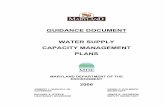 GUIDANCE DOCUMENT WATER SUPPLY CAPACITY MANAGEMENT PLANS