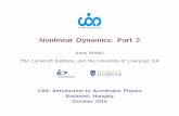 Nonlinear Dynamics: Part 2 - cas.web.cern.ch