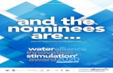 and the nominees are - Water Alliance