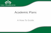 Academic Plan - University of North Carolina at Charlotte