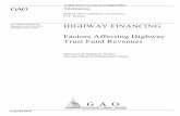 Factors Affecting Highway Trust Fund Revenues