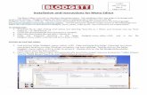 Installation and Instructions for Menu Editor - Blodgett