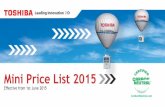 Mini Price List 2015