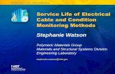 Service Life of Electrical Cable and Condition Monitoring ...