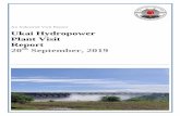 An Industrial Visit Report Ukai Hydropower Plant Visit Report