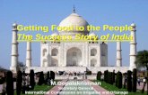 Getting Food to the People The Success Story of India