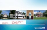 THE PROTECTION OF QUÉBEC’S THE CULTURAL PROPERTY ACT …