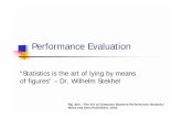“Statistics is the art of lying by means of figures” – Dr ...
