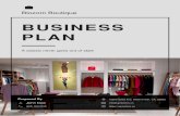 Blozom Boutique Business Plan Example | Upmetrics