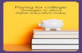 Paying for college: Strategies to afford higher education ...