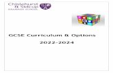 GCSE Curriculum & Options 2022-2024