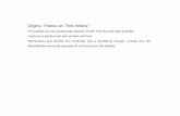 Origins: Thebes an Anti-Athens - La Trobe University