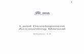 Land Development Accounting Manual - DHA