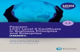 Pearson LCCI Level 3 Certiﬁ cate in Business Principles ...