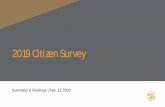 2019 Citizen Survey Summary Final - West Allis, WI