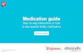 Step-by-step instructions on how to take ... - Walgreens
