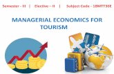 MANAGERIAL ECONOMICS FOR TOURISM