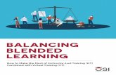 BALANCING BLENDED LEARNING - Training Industry