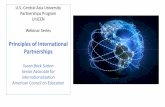 Principles of International Partnerships